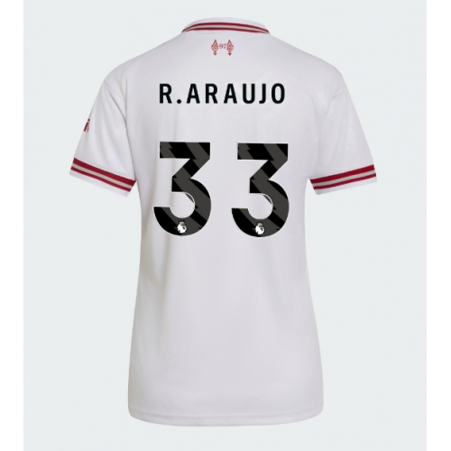 Liverpool Ronald Araujo #33 Maglia Gara Trasferta Repliche 2026-27 Donna Maniche Corte Liverpool Ronald Araujo #33 Maglia Gara Trasferta Repliche 2026-27 Donna Maniche Corte